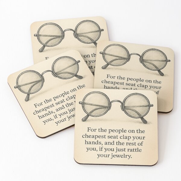 Item preview, John Lennon Eyeglasses Quote Art designed and sold by simplehcity.