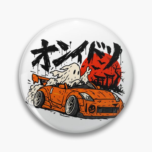 Item preview, Spooky Ghost Street Racer designed and sold by MonkiFlipp.