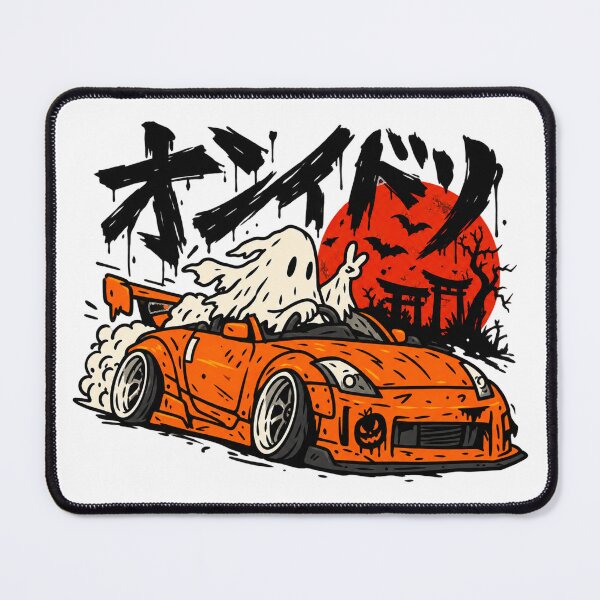 Item preview, Spooky Ghost Street Racer designed and sold by MonkiFlipp.