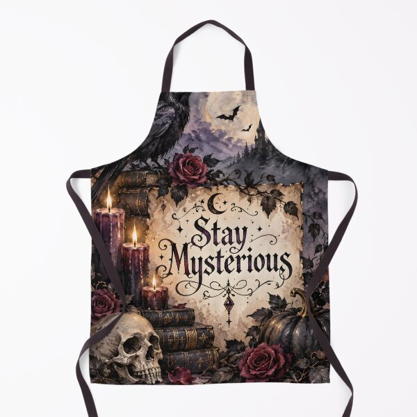Item preview, Stay Mysterious Gothic Raven Halloween Watercolor designed and sold by blankTeeShirt.