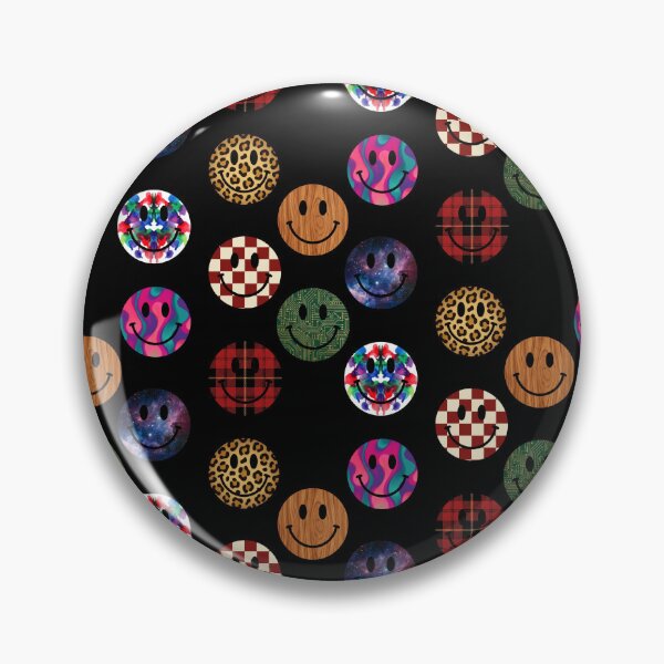 Item preview, Trippy Melting Smiley Faces Aesthetic Pattern designed and sold by MOONE FLOWER.