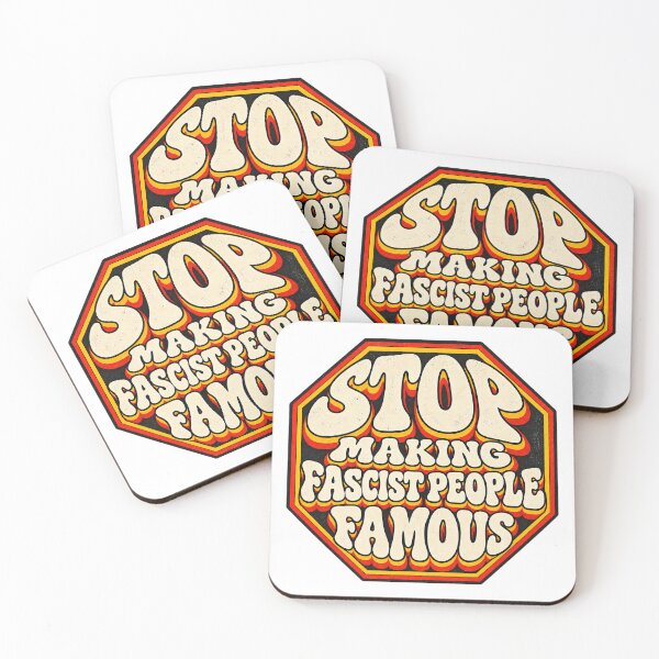 Item preview, ⭐ STOP MAKING FASCIST PEOPLE FAMOUS⭐ designed and sold by WheelieGdArt.