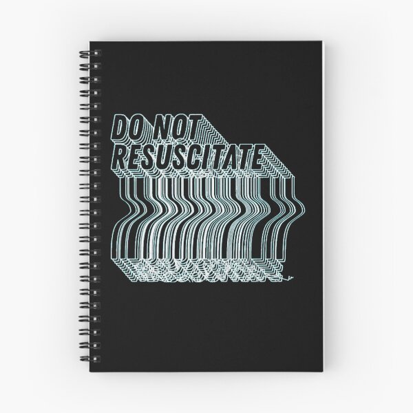 Item preview, Do Not Resuscitate Glitch Text Medical Humor Art designed and sold by FrontinoBergero.