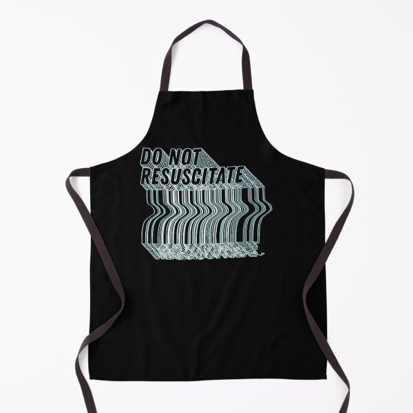 Item preview, Do Not Resuscitate Glitch Text Medical Humor Art designed and sold by FrontinoBergero.
