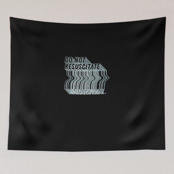 Item preview, Do Not Resuscitate Glitch Text Medical Humor Art designed and sold by FrontinoBergero.