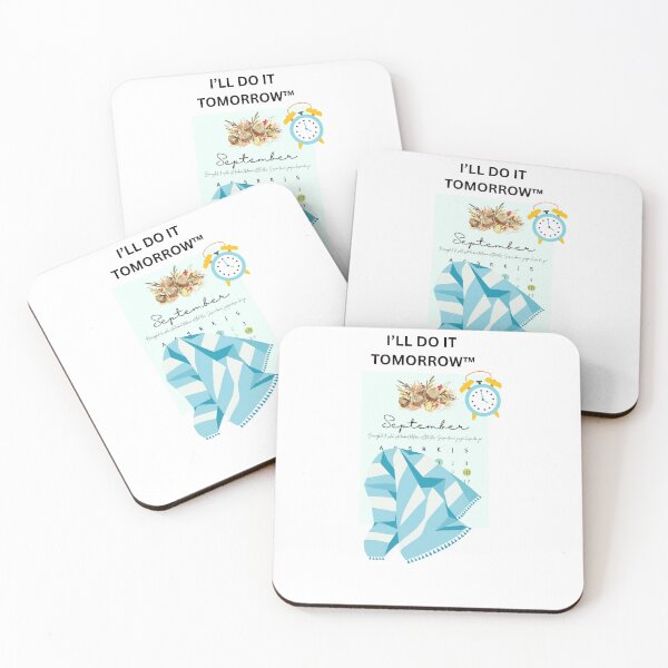 Item preview, I’ll Do It Tomorrow Funny Procrastination Gen Z Sticker designed and sold by TheDentalDoodle.