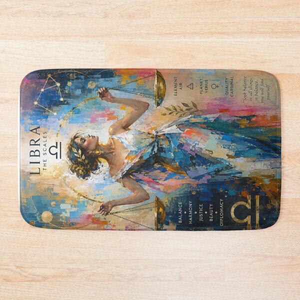 Item preview, Libra Astrology Painting – Cosmic Balance Artwork designed and sold by GalleryKauffeld.