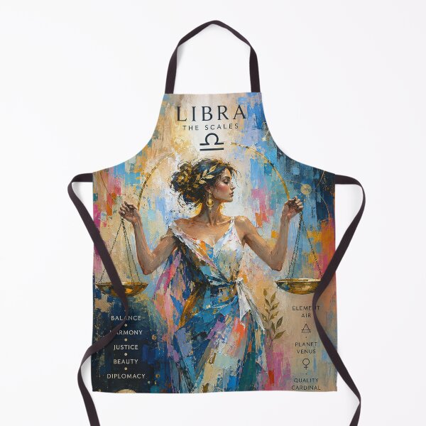 Item preview, Libra Astrology Painting – Cosmic Balance Artwork designed and sold by GalleryKauffeld.