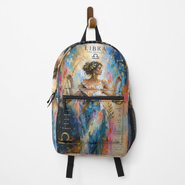 Item preview, Libra Astrology Painting – Cosmic Balance Artwork designed and sold by GalleryKauffeld.