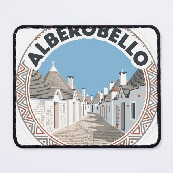 Item preview, Alberobello Trulli Italy Sticker designed and sold by Imaginarium of Chaos falcon88 .