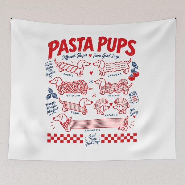 Item preview, Pasta Pups  designed and sold by marlo-quade.