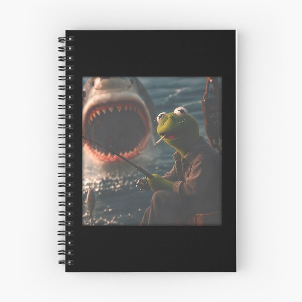 Item preview, Kermit Meme - Kermit Frog - Frog Meme - Smoking Frog Meme - Smoking Frog Shark designed and sold by Molagan-Art.