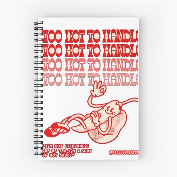 Item preview, Too Hot To Handle – Funny Hot Sauce Cartoon Retro Design designed and sold by Slyguy88.