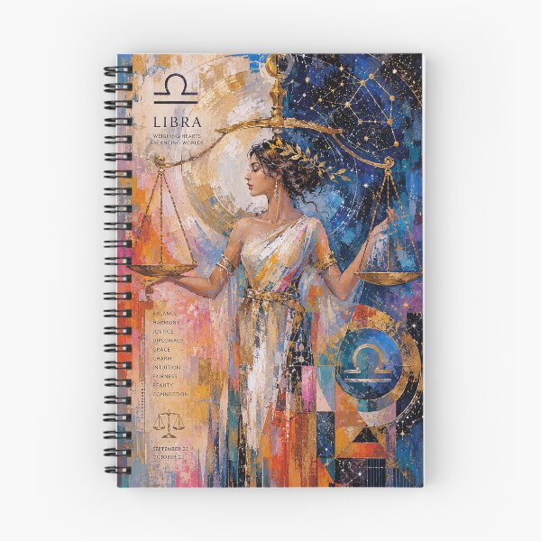 Item preview, Libra Astrology Painting – Cosmic Balance Artwork designed and sold by GalleryKauffeld.