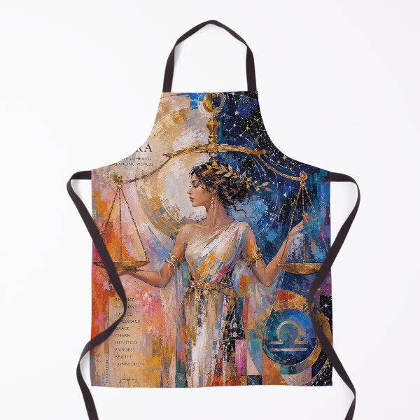 Item preview, Libra Astrology Painting – Cosmic Balance Artwork designed and sold by GalleryKauffeld.