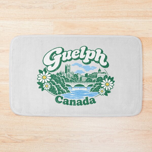 Item preview, Guelph Ontario Canada Retro Pretty City designed and sold by HowToCanadian.