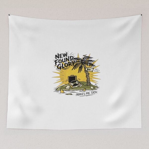 Item preview, New Found Glory Makes Me Sick Pop Punk Design designed and sold by DorkStarMedia.