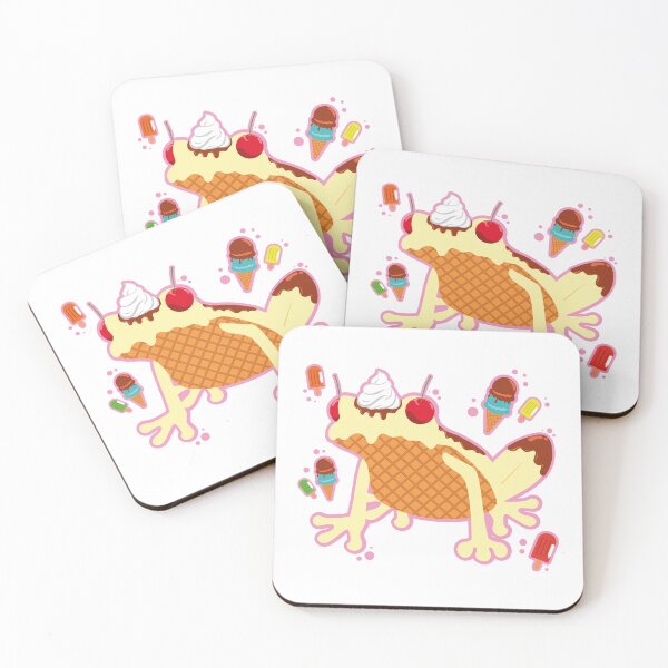 Item preview, Ice Cream Sundae Frog, without Sprinkles designed and sold by TokkiJess.