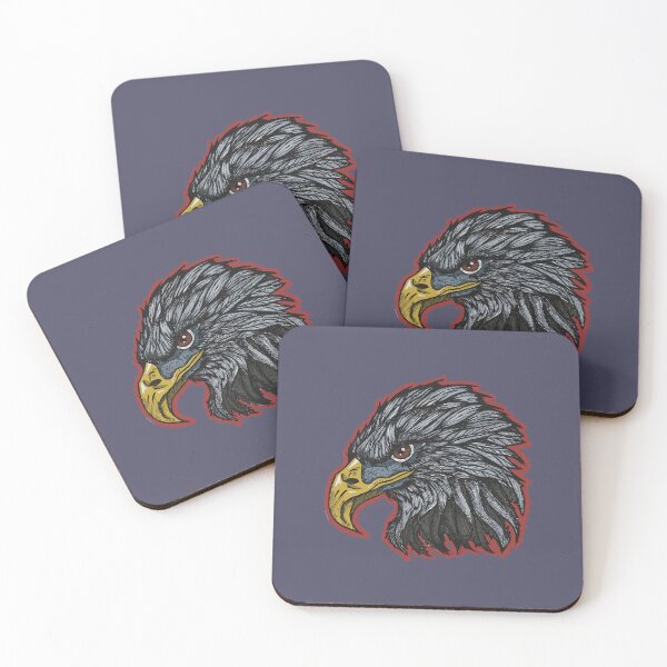Item preview, Eagle | Dark Graphic Wildlife Illustration | Tattoo Style Art designed and sold by Half Mess.
