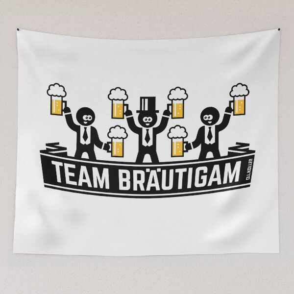 Item preview, Team Groom (Bachelor Party / Stag Party / Hen Party / Beer / Beer Mugs / POS2C) designed and sold by Roderix.
