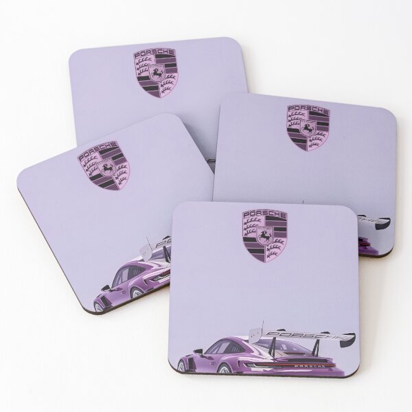 Item preview, Purple GT3 RS Supercar Minimalist Track Car Poster designed and sold by trekxtherex.