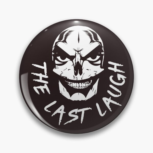 Item preview, The Last Laugh – Joker Skull Dark Gothic T-Shirt Design designed and sold by flexilecreation.