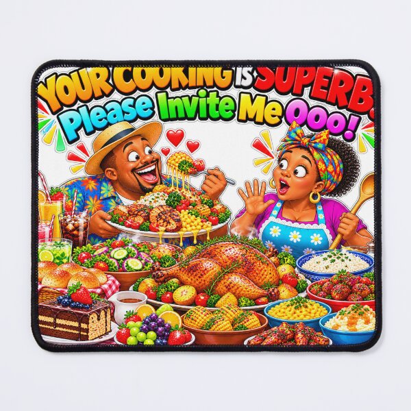 Item preview, Please Invite Me Ooo! Food Humor. designed and sold by New Wave Artworks & Odds &Ends.