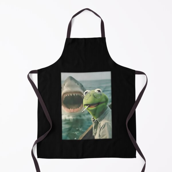 Item preview, Kermit Meme - Kermit Frog - Frog Meme - Smoking Frog Meme - Smoking Frog Shark designed and sold by Molagan-Art.