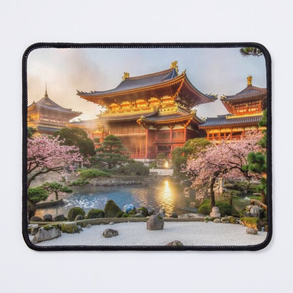 Item preview, Golden Temple Garden - Zen Reflections at Dawn designed and sold by nhk999.