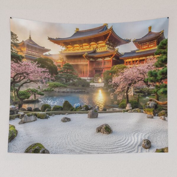 Item preview, Golden Temple Garden - Zen Reflections at Dawn designed and sold by nhk999.