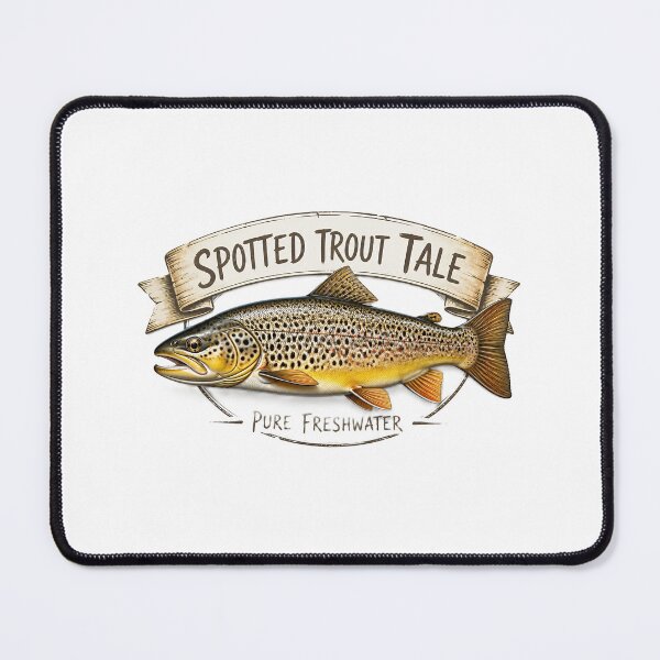 Item preview, Vintage Spotted Trout Tale Brown Trout Graphic designed and sold by NobleCast .