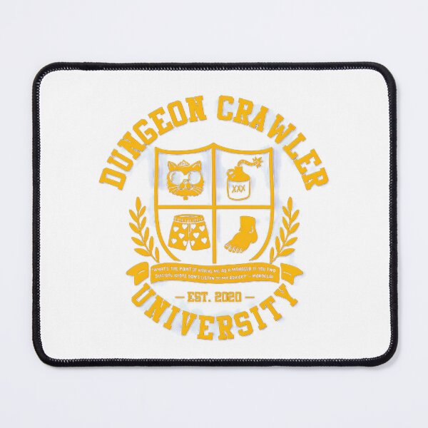 Item preview, Dungeon Crawler University Crest Vintage Collegiate Gamer Design designed and sold by QLShop.