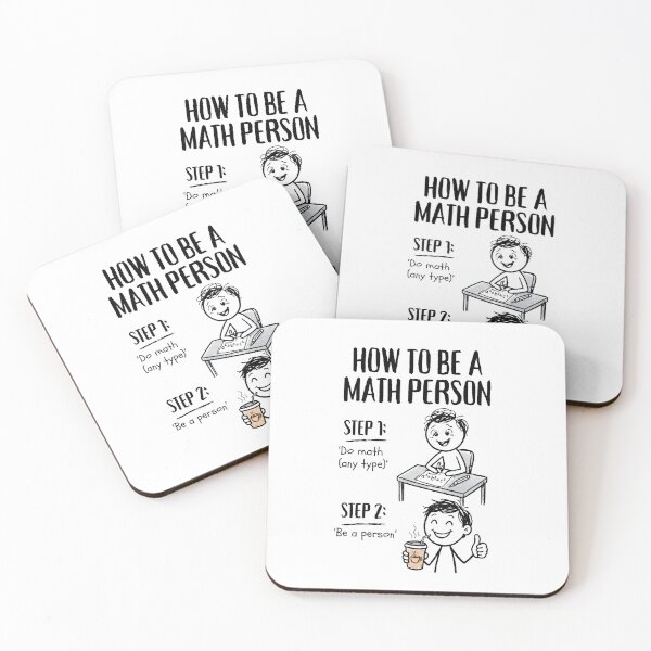 Item preview, How To Be A Math Person - Funny Math Stick Figure  designed and sold by CutieGalore.