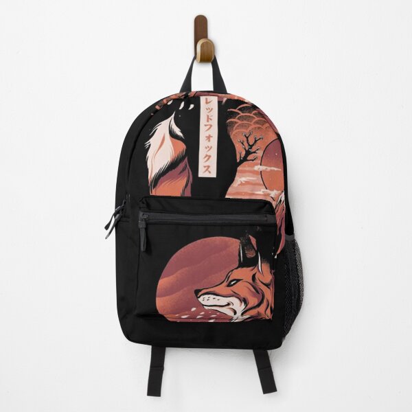 Item preview, Red Fox Wildlife Landscape Oriental Wave Graphic Art designed and sold by FrontinoBergero.