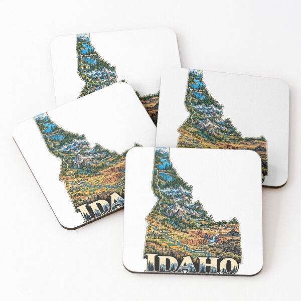 Item preview, Vintage Idaho Travel Souvenir Landmark Gift designed and sold by MichaeIRellov.