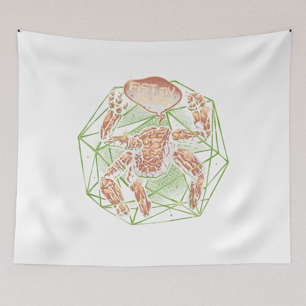 Item preview, Fist My Bump Rock Golem Geometric Sci-Fi Monster Design designed and sold by QLShop.