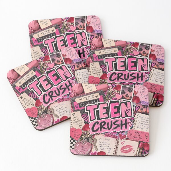 Item preview, 90s Teen Crush Romantic Collage designed and sold by MetaModel Editions.