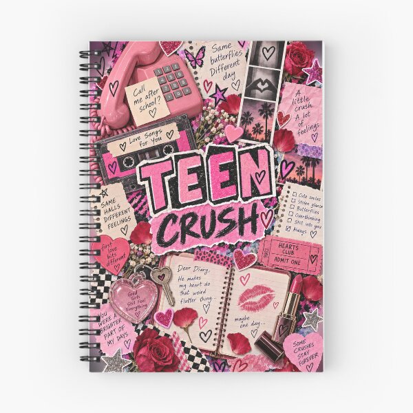 Item preview, 90s Teen Crush Romantic Collage designed and sold by MetaModel Editions.