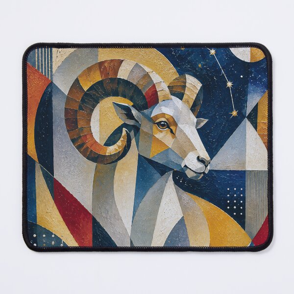 Item preview, Aries Zodiac Sign Painting – Ram Art designed and sold by GalleryKauffeld.