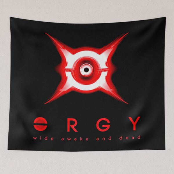 Item preview, Red Typography Industrial Rock Band designed and sold by GloomRooms.