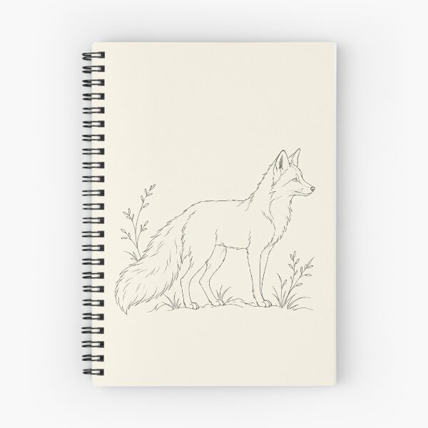 Item preview, Fox in Profile | Minimalist Continuous Line Art Print designed and sold by Zaramodo.