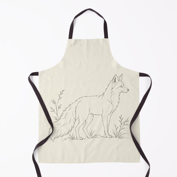 Item preview, Fox in Profile | Minimalist Continuous Line Art Print designed and sold by Zaramodo.