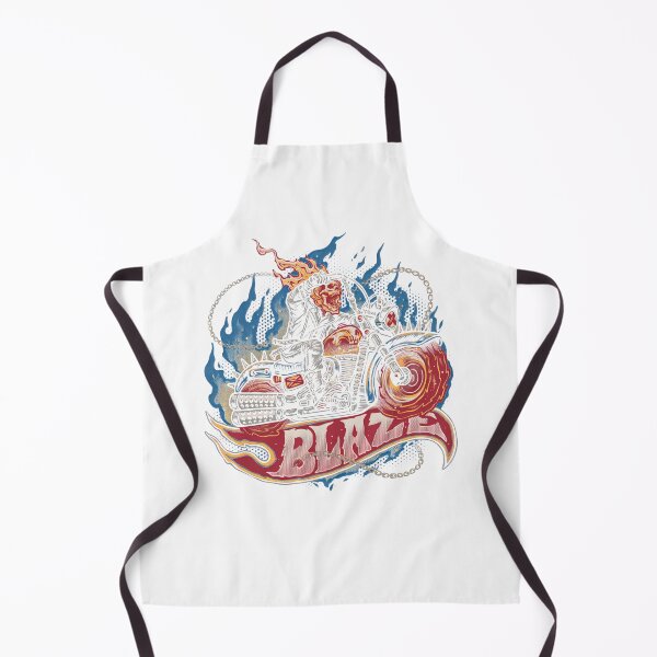 Item preview, Flaming Skull Chopper Rider Fiery Motorcycle Blaze Design designed and sold by QLShop.