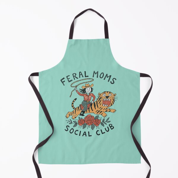 Item preview, Cowboy  Mom Riding a Tiger – Retro Western Tattoo Art designed and sold by Studio Bootleg.