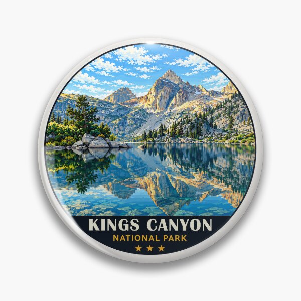 Item preview, Pegatina del Parque Nacional Kings Canyon designed and sold by Gideon Emmerich.