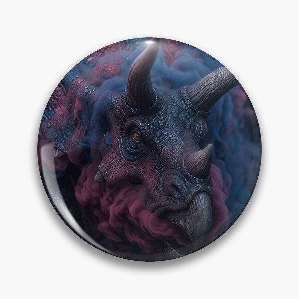 Item preview, Triceratops - Dark Smoke Dinosaur Graphic designed and sold by trekxtherex.