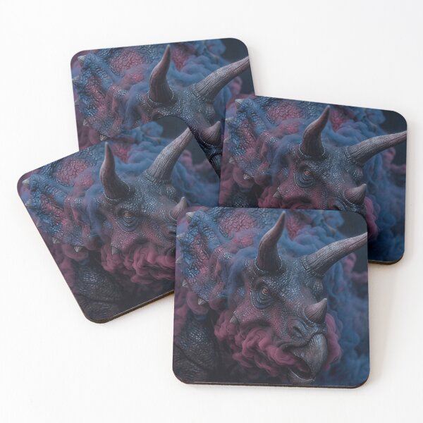 Item preview, Triceratops - Dark Smoke Dinosaur Graphic designed and sold by trekxtherex.