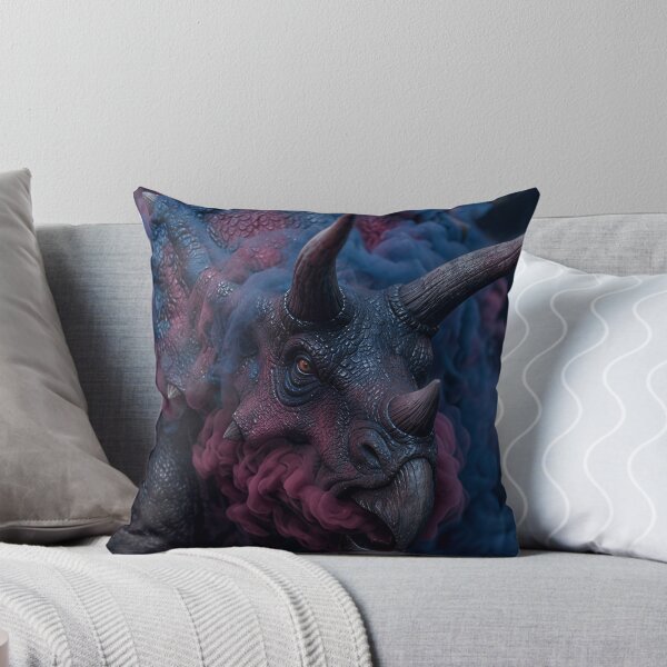 Item preview, Triceratops - Dark Smoke Dinosaur Graphic designed and sold by trekxtherex.