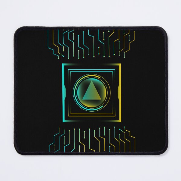 Item preview, Cyberpunk Sci-Fi Core - Neon Circuit Emblem designed and sold by VOIDXX.
