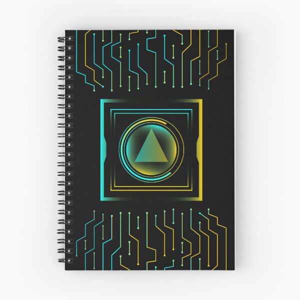 Item preview, Cyberpunk Sci-Fi Core - Neon Circuit Emblem designed and sold by VOIDXX.